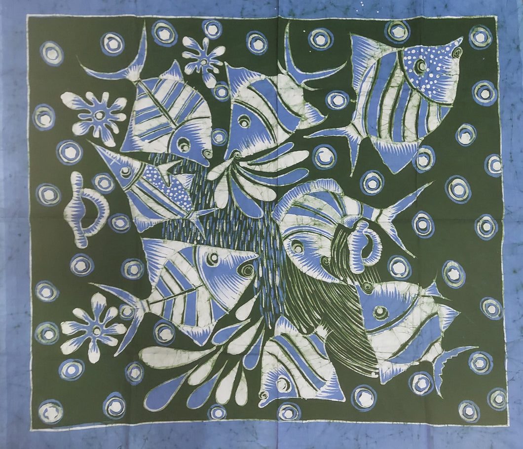 Tanzania Batik Handmade Panel - 1 yard - 1YBP01