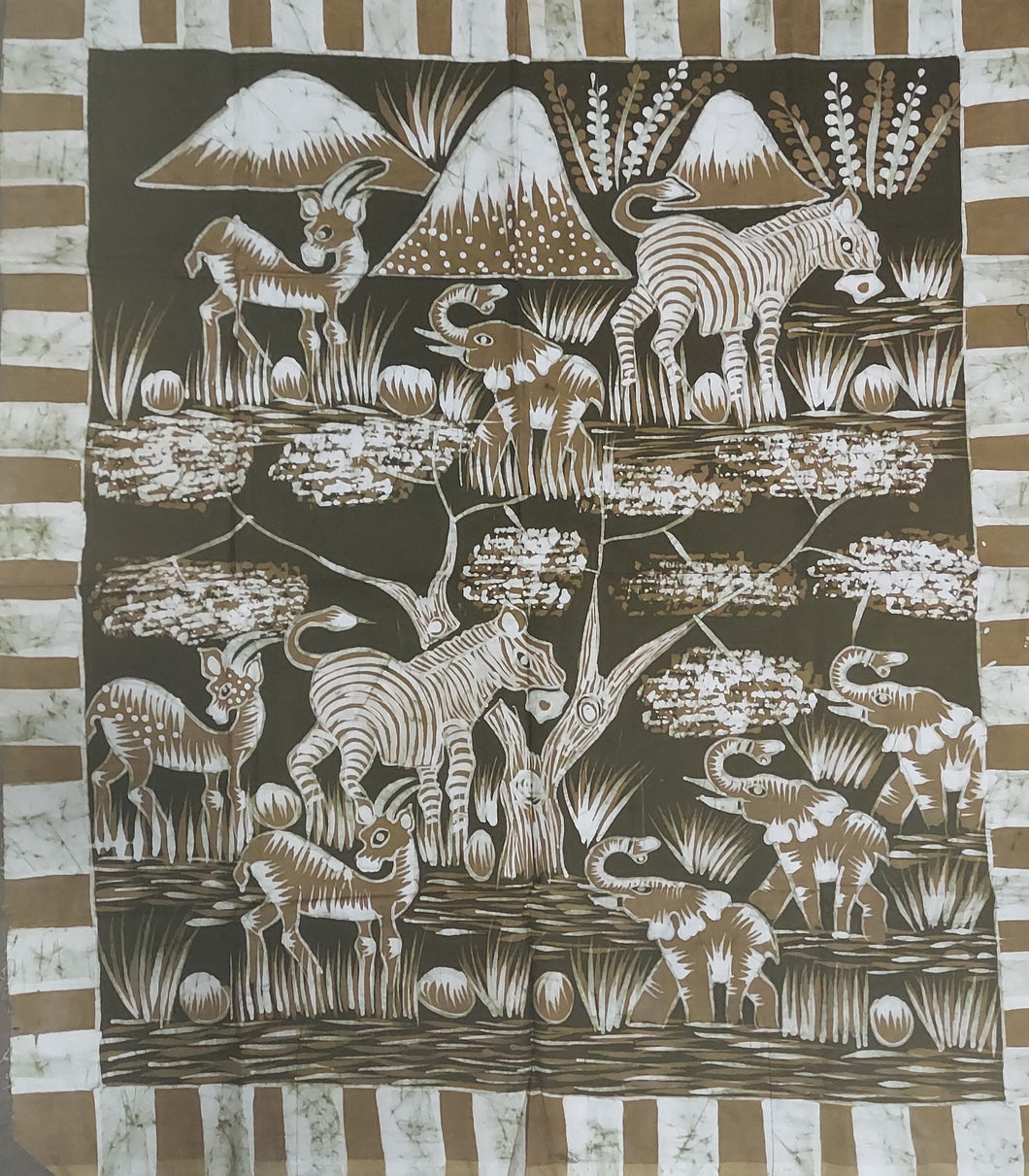 Tanzania Batik Handmade Panel - 1 yard - 1YBP02