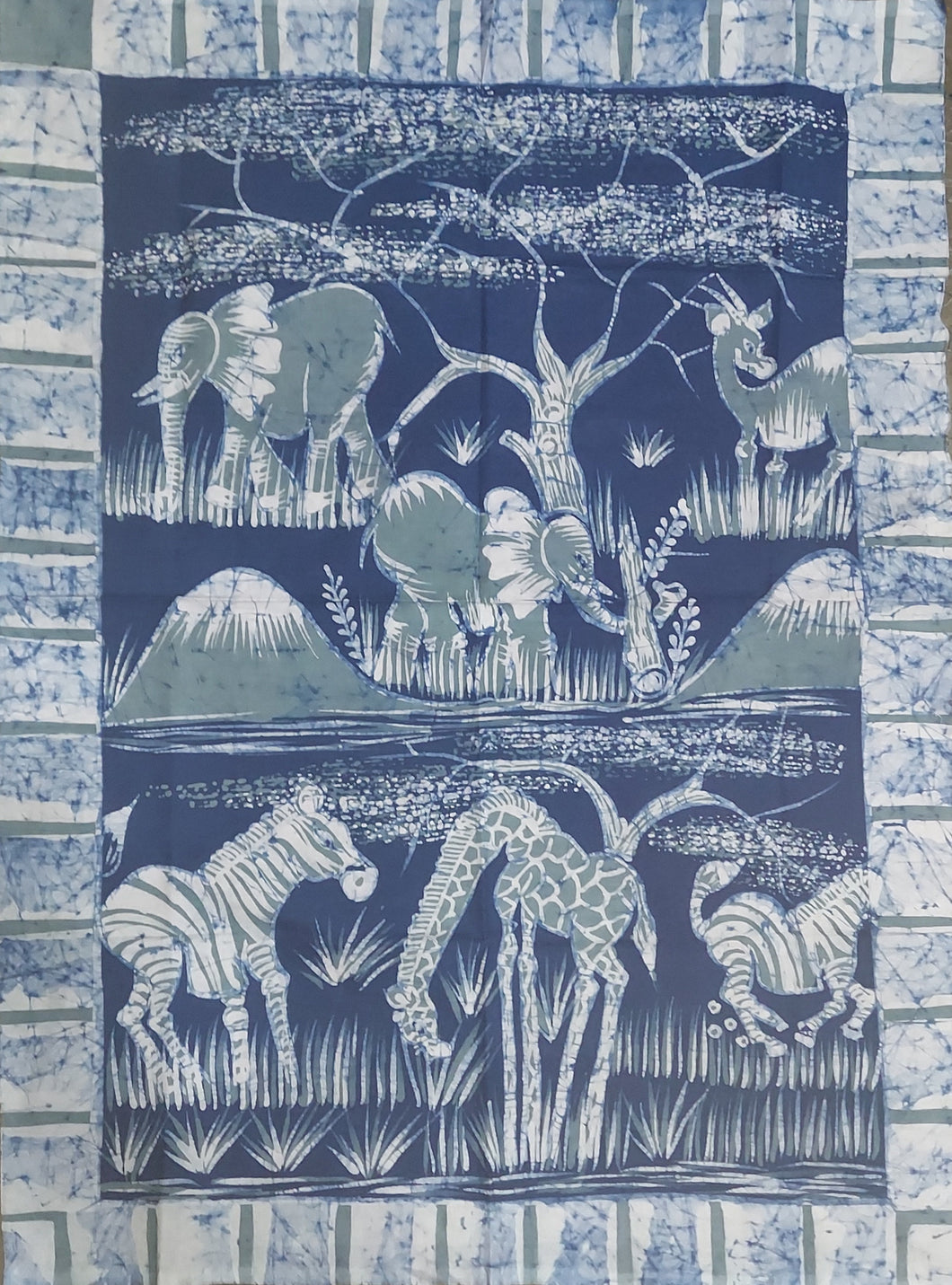 Tanzania Batik Handmade Panel - 1 yard - 1YBP05
