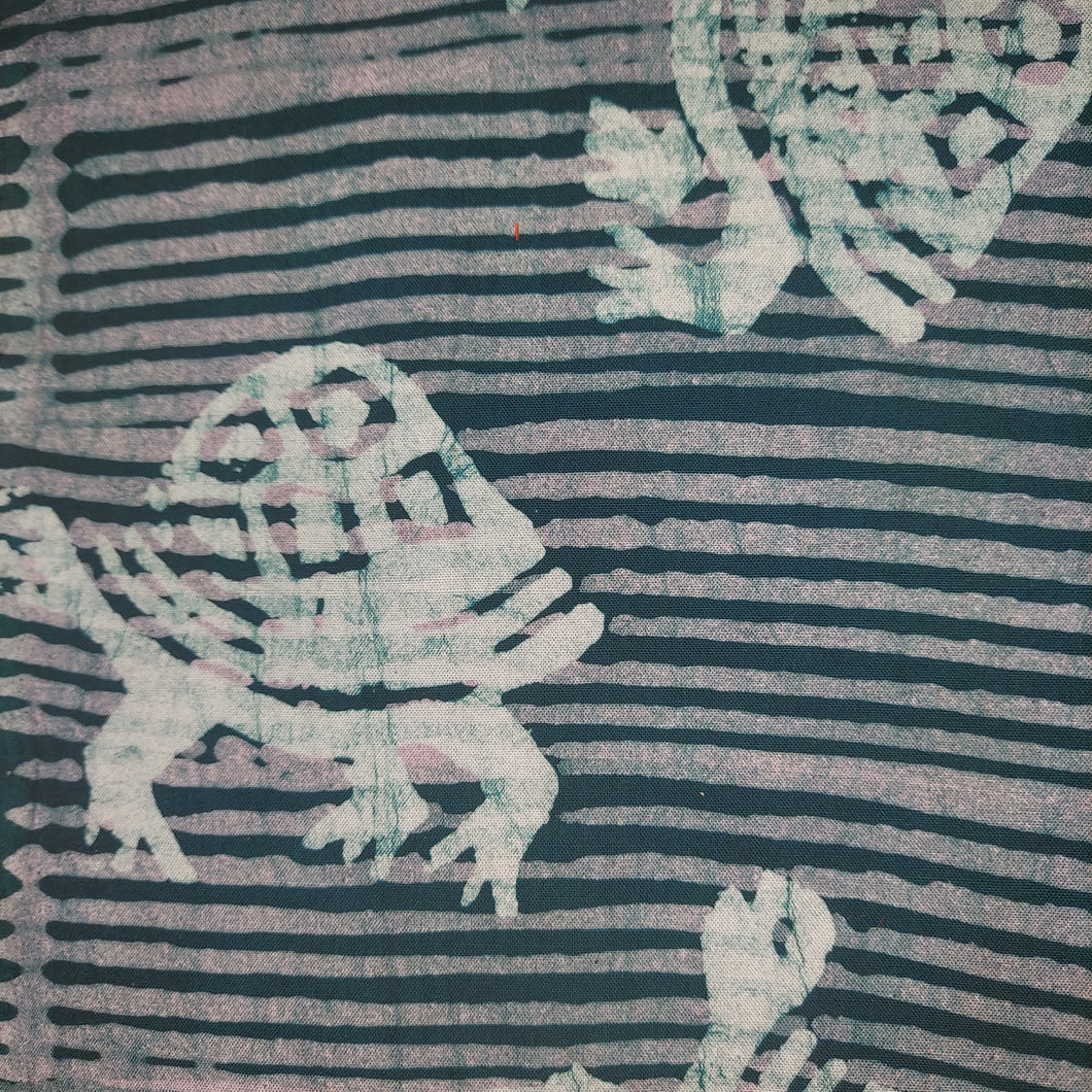 Tanzania Batik Handmade Fabric - 4 yards - TF67