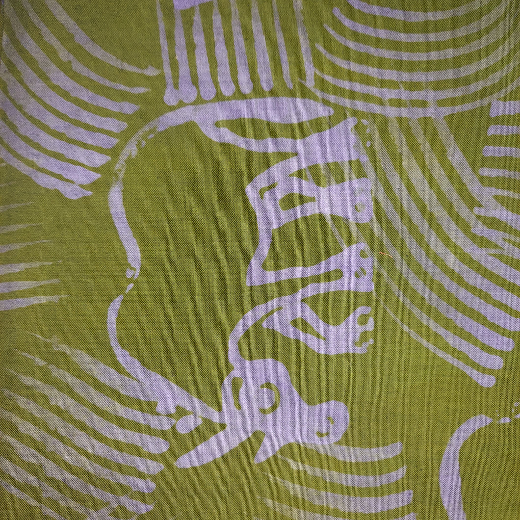 Tanzania Batik Handmade Fabric - 4 yards - TF63
