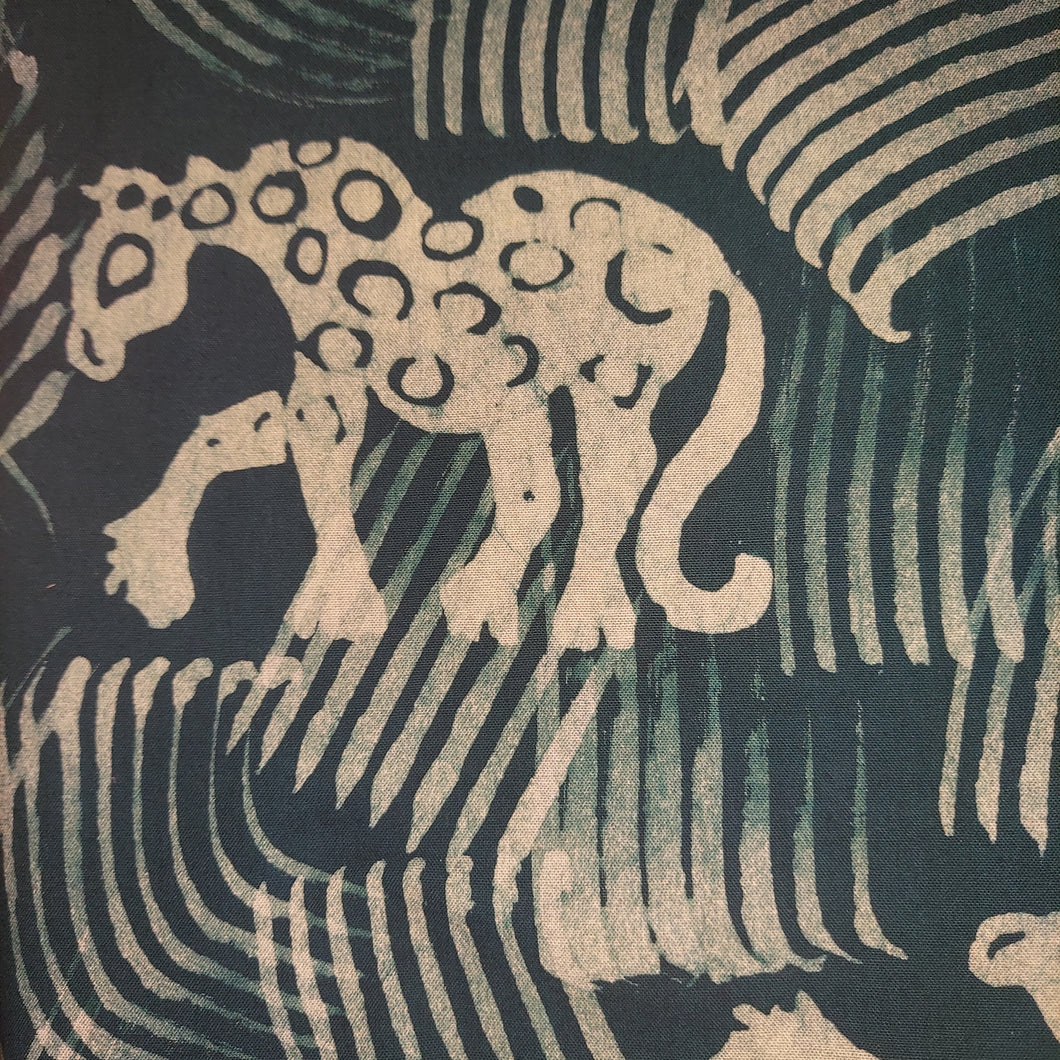Tanzania Batik Handmade Fabric - 4 yards - TF58